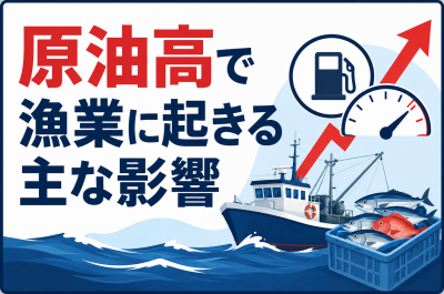 原油高で漁業に起きる主な影響