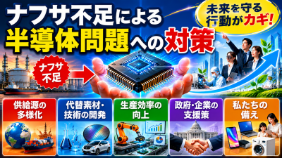 ナフサ不足で半導体はどうなる?スマホ・自動車・電子機器への影響を解説
