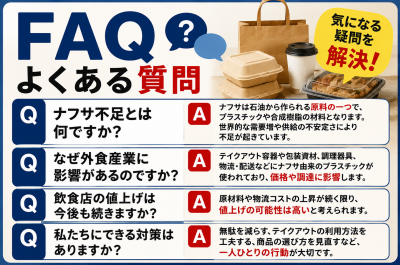 ナフサ不足で外食産業はどうなる?飲食店・テイクアウト・値上げへの影響を解説