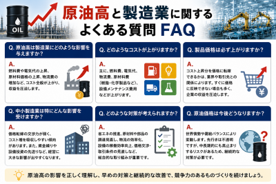原油高と製造業に関するよくある質問 FAQ