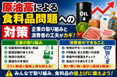 原油高で食料品はどうなる?値上げ・品薄・家計への影響を徹底解説