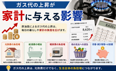 ガス代の上昇が家計に与える影響