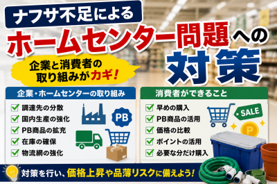 ナフサ不足でホームセンター商品は値上げされる？DIY用品・園芸資材・プラスチック製品への影響を解説