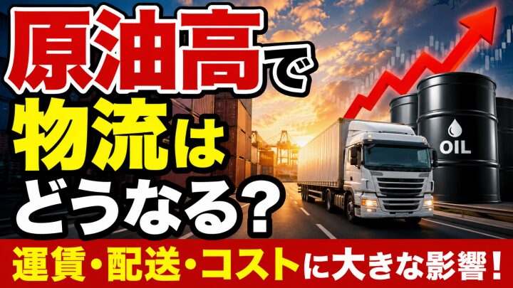 原油高で物流はどうなる?配送費・宅配料金・運送業界への影響を徹底解説【2026年最新版】