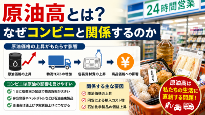 原油高でコンビニはどうなる？弁当・飲料・値上げへの影響を解説