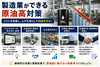 製造業ができる原油高対策