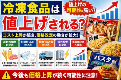 ナフサ不足で冷凍食品はどうなる?値上げ・包装材・品薄リスクを徹底解説