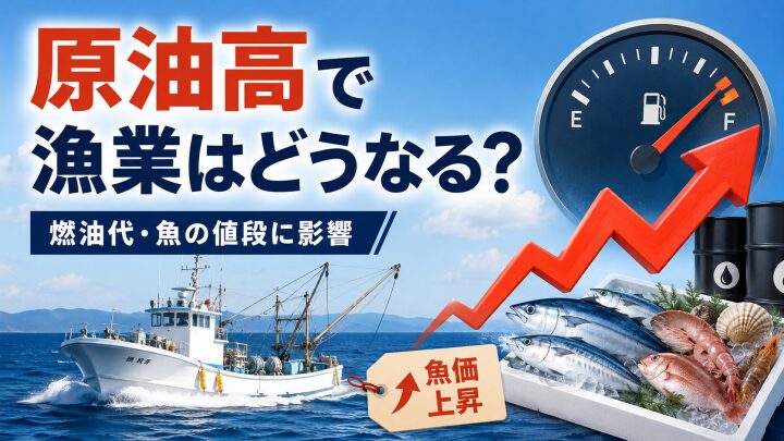 原油高で漁業はどうなる?燃油代・魚の値段・水産業への影響を解説
