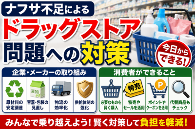 ナフサ不足でドラッグストアはどうなる?マスク・洗剤・医薬品・日用品への影響を解説