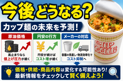 ナフサ不足でカップ麺はどうなる?容器・物流・価格高騰の影響を解説